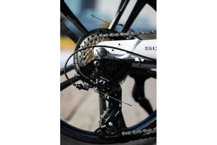 E-BIKE PLEGABLE SIX BIKES FAT SPORT ESB-66 BLANCO 6 E-BIKE PLEGABLE SIX BIKES FAT SPORT ESB-66 BLANCO - Imagen 4