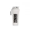 SHAKER WHITE- BLACK LOGO (800ML) -Tienda De Bicicletas shaker white black logo ml